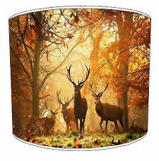 Stags Hunting Scene Lamp Shades Ideal