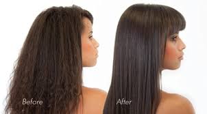 Prepare yourselves because there is a lot of heat involved so try not to cringe, they looked great after we promise! The Brazilian Blowout Hair Smoothing Treatment In Tampa Is At Monaco Salon