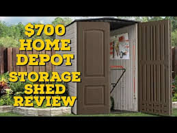 700 Home Depot Storage Shed Review