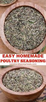 homemade poultry seasoning recipe