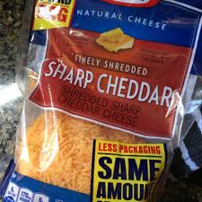 finely shredded sharp cheddar cheese