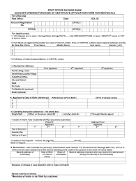 For documentation and details, visit icici bank. Post Office Account Opening Form Fill Out And Sign Printable Pdf Template Signnow