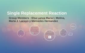 single replacement reaction by elsa lanza