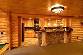 Basement Cabin Interior Design Log