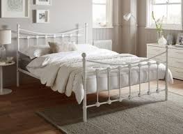 Ava White Metal Bed Frame 4 6 Double