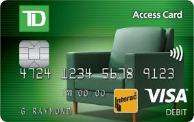 td access card with visa debit td