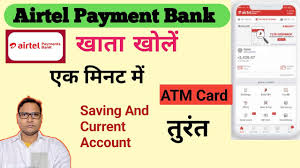 airtel payment bank account open kare