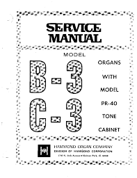 hammond h40 hr40 toncab service manual