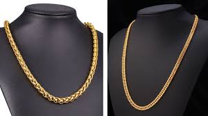 Simple Latest Gold Chains Designs For Men Gold Jewellery