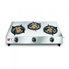 Stainless Steel 3 Burner Gas Stove