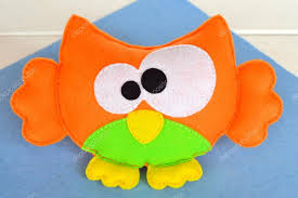 funny felt owl toy kids crafts how