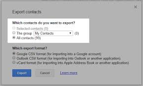 How To Export Contacts From Gmail Explanation With Images