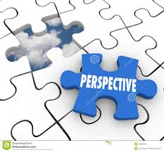 Perspective Puzzle Piece Vision Successful Plan Solution Stock