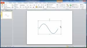 Sine Wave Drawing In Microsoft Power Point Tutorial1 Youtube
