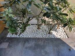 White Garden Pebbles Stone