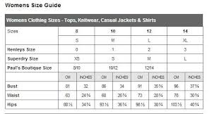65 Hand Picked Superdry Size Chart