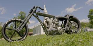 custom 1956 triumph drag bike