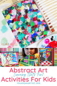 abstract art activities for kids