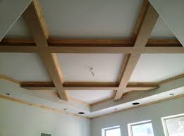 coffered ceilings faux beams