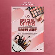 makeup special offer poster template