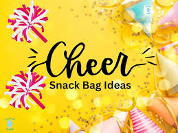 cheer snack bag ideas and survival kits