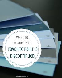 Discontinue Your Favorite Paint