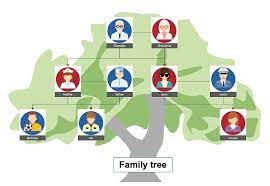 family trees with three or more generations