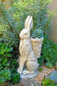 Rabbit Decor Garden Art