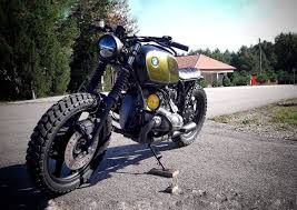 bmw r80 caferacer golden green