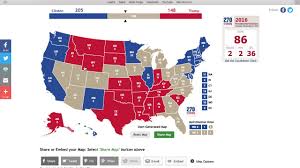 2016 Presidential Election Electoral Map Prediction