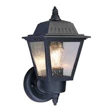 At lowe's, we'll make sure your home is perfectly illuminated with our selection of outdoor wall lights. Volume Lighting 10 5 In H Black Medium Base E 26 Outdoor Wall Light In The Outdoor Wall Lights Department At Lowes Com