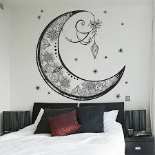Crescent Moon Vinyl Wall Art Decal