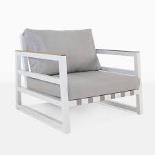 aluminum outdoor club chair