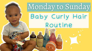mixed baby 7 day hair care routines