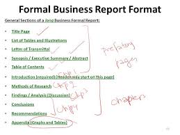 Sample Reports  Financial Account Management Report Template Word         Example of a business report format nfgaccountability   formal business  report example    