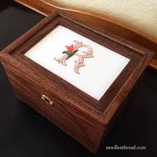 Custom Box For Mounting Embroidery