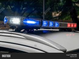 Police Blinking Lights Image Photo Free Trial Bigstock