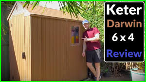 keter darwin 6x4 garden shed review