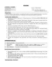 Resume Of Jitendra Shende For The Post Of Piping Engineer