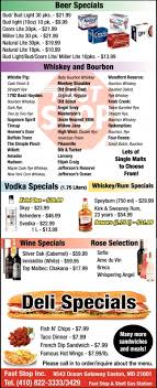 beer specials fast stop inc easton md