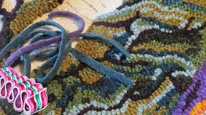 rug hooking beginner how to with