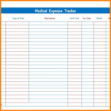 Expense Tracker Excel Spreadsheet 10 Daily Expenditure