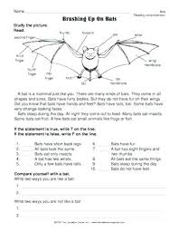 Insect Reading Comprehension Worksheets Kindergarten Printable Free