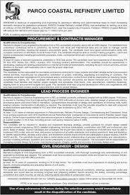 Procurement Manager Contracts Manager Lead Process Manager