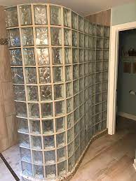 Glass Block Shower Wall Installation