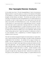 star spangled banner essay melanie