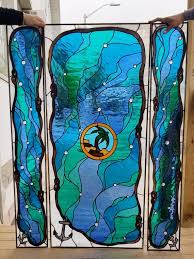Stained Glass Door Window D 55 Panel