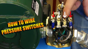 This will prevent power interruption due to the pressure switch contacts opening when. How To Wire A Pressure Switch Youtube