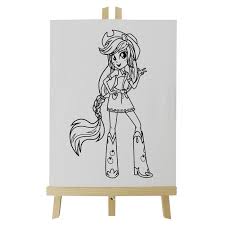 Sketsa mewarnai kuda poni manusia salju. Kanvas Gambar Mainan My Little Pony Manusia 30x40 Cm Mel1148 Mewarnai Coloring Shopee Indonesia