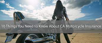 If you ride a motorcycle in california, buying motorcycle insurance is not only the smart thing to do: 10 Things You Need To Know About Motorcycle Insurance In California